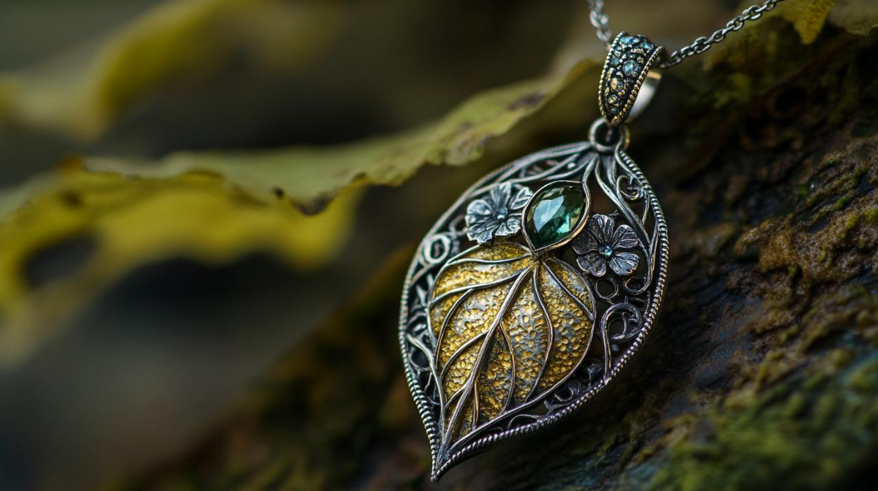 NATURALEZA – Hermoso Colgante: Joyas de Plata y Madera con Mensajes que Transforman